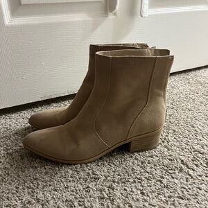 Dolce Vita Taupe Ankle Booties